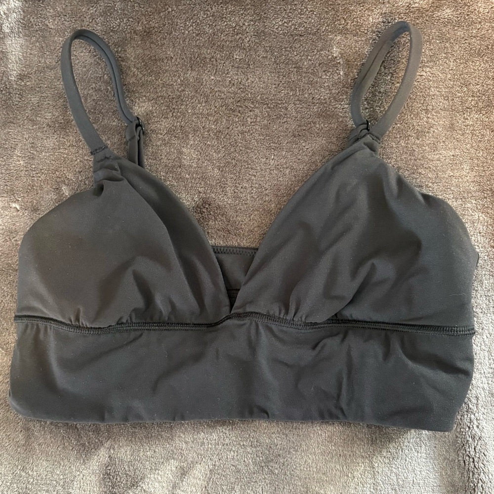 SKIMS Black Bralette - Medium